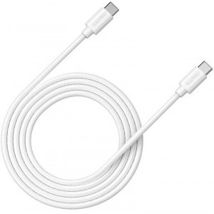 Cablu de date / adaptor Canyon USB-C Male la USB-C Male, 2 m, White, amperaj maxim suportat 5A