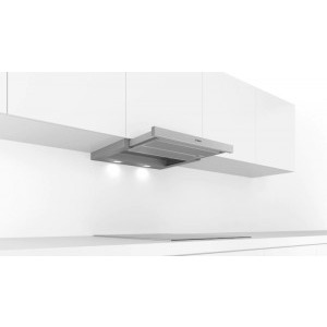 Bosch telescopica DFS067A51, Putere de absorbtie 728 m3/h, EcoSilence Drive, 4 trepte de putere, 60 cm, Inox