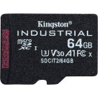 Card memorie Kingston MicroSDXC Industrial Class 10 UHS-I 64GB