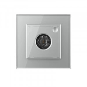 Livolo Senzor Control Sunet si Lumini cu Rama din Sticla, Protocol Zigbee, Gri