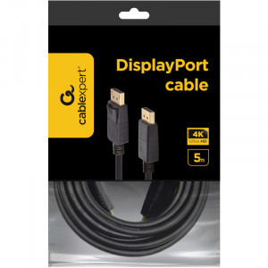 Gembird DisplayPort Male - DisplayPort Male, v1.2, 5m, negru