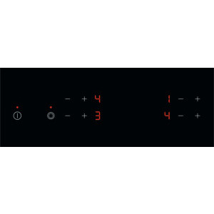 Zanussi ZHRN642X, Vitroceramica, 4 zone de gatit, Control touch, 60 cm, Negru