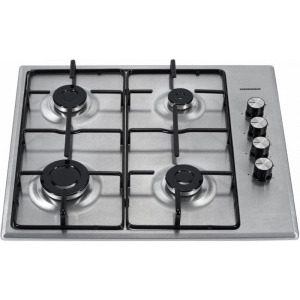 Heinner HBH-S584I-IX, Gaz, 4 arzatoare, Aprindere electrica, Inox