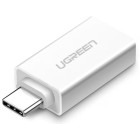 Adaptor Ugreen 1x USB-C Male - 1x USB tip A Female, Alb