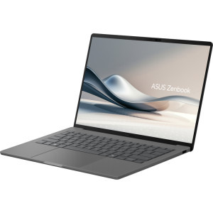 ASUS 14'' Zenbook A14 UX3407RA, WUXGA OLED, Procesor Qualcomm Snapdragon X Elite X1E-78-100, 32GB LPDDR5X, 1TB SSD, Qualcomm Adreno, Win 11 Pro, Iceland Grey