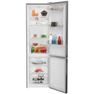 Arctic AK60406M40S, 386 L, Clasa E, Garden Fresh, Safety Glass, XXL Bottle, 202 cm, Argintiu