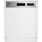 Masina de spalat vase incorporabila Beko BDSN26430X, 14 seturi, 6 programe, Clasa D, AutoDoor Opening, SteamGloss, TrayWash, Extra Drying, Flexible HalfLoad, 60 cm