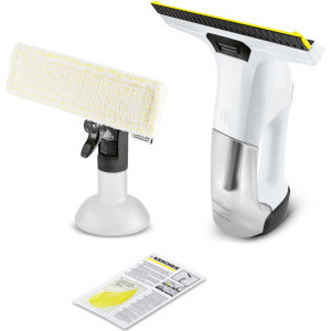 Aspirator Karcher WV 6, de geamuri, 10W, 0.15L, Alb/Negru