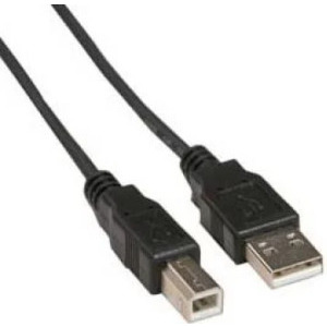 Cablu periferice Spacer SPC-USB-AMBM-15, USB-A 2.0 Male la USB tip B 2.0 Male, 4.5 m, Negru