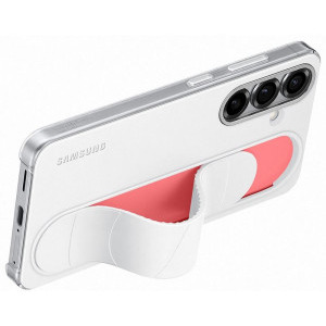 Samsung Capac protectie spate Silicon Grip White pentru Galaxy S25 (S931)