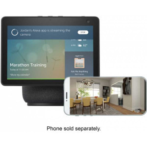 Amazon Echo Show 10 (3rd Gen), display smart HD, Negru