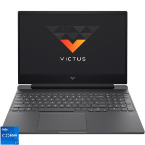 HP Gaming 15.6'' Victus 15-fa0006nq, FHD IPS, Procesor Intel® Core™ i7-12700H (24M Cache, up to 4.70 GHz), 16GB DDR4, 512GB SSD, GeForce RTX 3050 4GB, Free DOS, Mica Silver