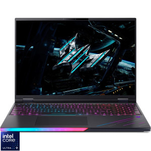 Laptop Acer Gaming 16 Predator Helios 16 AI PH16-73, WQXGA OLED 240Hz, Procesor Intel® Core™ Ultra 9 275HX (36M Cache, up to 5.40 GHz), 64GB DDR5, 2x 1TB SSD, GeForce RTX 5090 24GB, Win 11 Pro, Abyssal Black