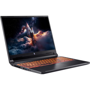 Acer Gaming 16'' Nitro V 16 AI ANV16-42, WQXGA IPS 180Hz, Procesor AMD Ryzen™ 7 260 (16M Cache, up to 5.1 GHz), 32GB DDR5, 2x 1TB SSD, GeForce RTX 5070 8GB, No OS, Shale Black