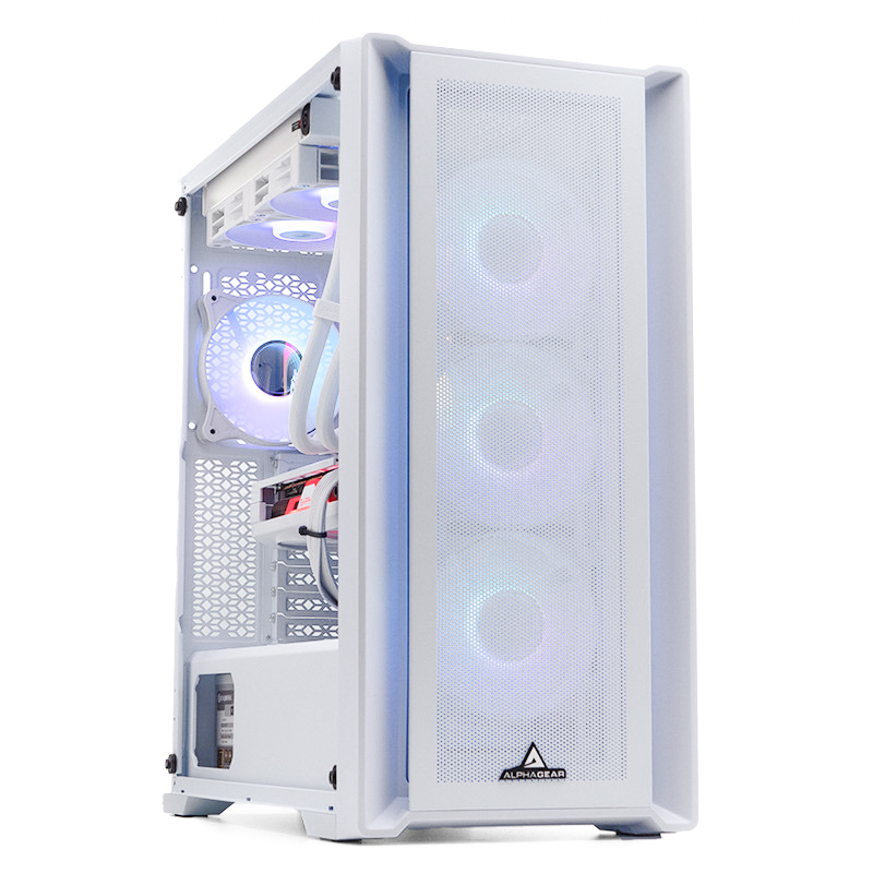 PC Gaming GREUCEANU Hyper Alb, AMD Ryzen 9 9950X3D 4.3GHz, 32GB DDR5, 2TB SSD, RX 9070 XT PULSE 16GB GDDR6, Iluminare RGB, Windows 11 Home (Game Ready)