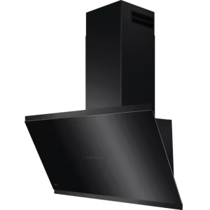 Hota AEG decorativa GV77D91SB, Putere de absorbtie 760 m3/h, 5 trepte, SilenceTech, ExtractionTech Pro, Hob2Hood, 90 cm, Clasa A+, Negru