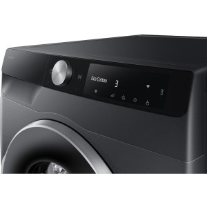 Samsung DV90DG6845LBU4, Pompa de caldura, 9 kg, Clasa A, Digital Inverter, Hygiene Care, OptimalDry, AI Dry+, AI Energy Mode, SmartThings, Iluminare interioara, Negru