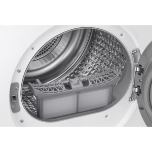 Samsung DV90DB8845GHU4 Bespoke AI, Pompa de caldura, 9 kg, Clasa A, Digital Inverter, Hygiene Care, OptimalDry, AI Dry+, QuickDrive, AI Energy Mode, SmartThings, Iluminare interioara, Alb