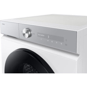 Samsung DV90DB8845GHU4 Bespoke AI, Pompa de caldura, 9 kg, Clasa A, Digital Inverter, Hygiene Care, OptimalDry, AI Dry+, QuickDrive, AI Energy Mode, SmartThings, Iluminare interioara, Alb