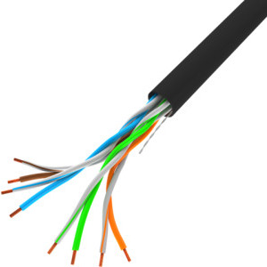 Cablu retea Lanberg CAT5e Stranded Cable UTP 305 m Black