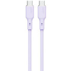 Cablu de date / adaptor Aukey USB-C Male la USB-C Male, 100 W, 1.8 m, Purple
