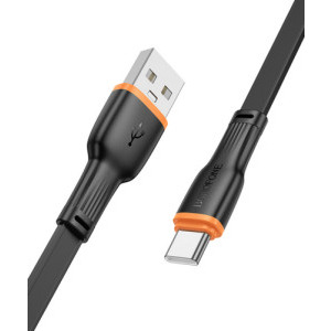 Borofone BX118, USB Male la USB-C Male, 1 m, Black