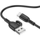 Cablu de date / adaptor Borofone BX91, USB Male la USB-C Male, 1 m, Black