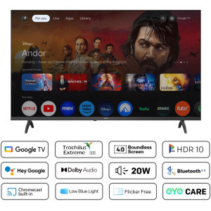 Metz Smart TV 32MTE6000Y Seria MTE6000Y 80cm negru HD Ready