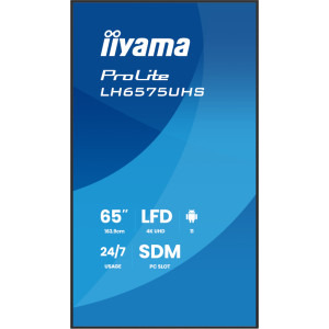 IIyama ProLite LH6575UHS-B2AG 64.5 inch UHD IPS 8 ms 60 Hz