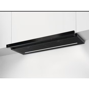 AEG telescopica GDP869PB, Putere de absorbtie 650 m3/h, Clasa A, 4 trepte de viteza, Iluminare LED, SilenceTech, SecureHold, Hob2Hood, 90 cm, Negru