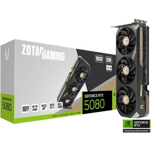 Placa video Zotac GeForce RTX 5080 SOLID CORE OC 16GB GDDR7 256