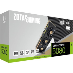 Placa video Zotac GeForce RTX 5080 SOLID CORE OC 16GB GDDR7 256