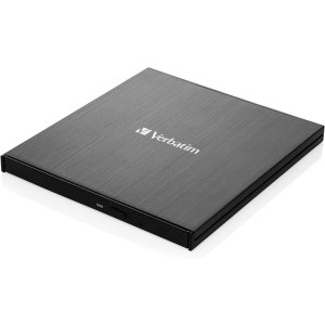 Unitate optica notebook Verbatim Slimline Ultra HD 4K Blu-ray, USB-C, Black