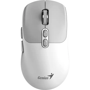 Mouse Genius NX-8080S Wireless & Bluetooth White/Grey