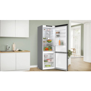 Bosch KGN49OCAF, 440 L, Clasa A, Total No Frost, VitaFresh, Control electronic, 203 cm, Antracit