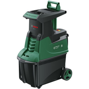 Bosch Tocator crengi si resturi vegetale electric AXT 25 D, 2500 W, diametru tocare 40 mm, capacitate colectare 53 L, taietor cu tambur