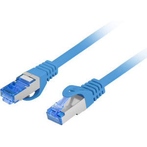 Lanberg CAT6a Patch Cable S/FTP 1 m LZSH Blue