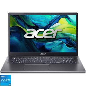 Acer 17.3'' Aspire 17 A17-51M, FHD IPS, Procesor Intel® Core™ i5-1334U (12M Cache, up to 4.60 GHz), 32GB LPDDR5, 1TB SSD, Intel Iris Xe, No OS, Steel Gray