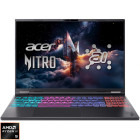 Laptop Acer Gaming 16'' Nitro 16S AI AN16S-61, WQXGA IPS 180Hz, Procesor AMD Ryzen™ AI 9 365 (24M Cache, up to 5.0 GHz), 32GB DDR5, 1TB + 1TB SSD, GeForce RTX 5070 8GB, No OS, Obsidian Black