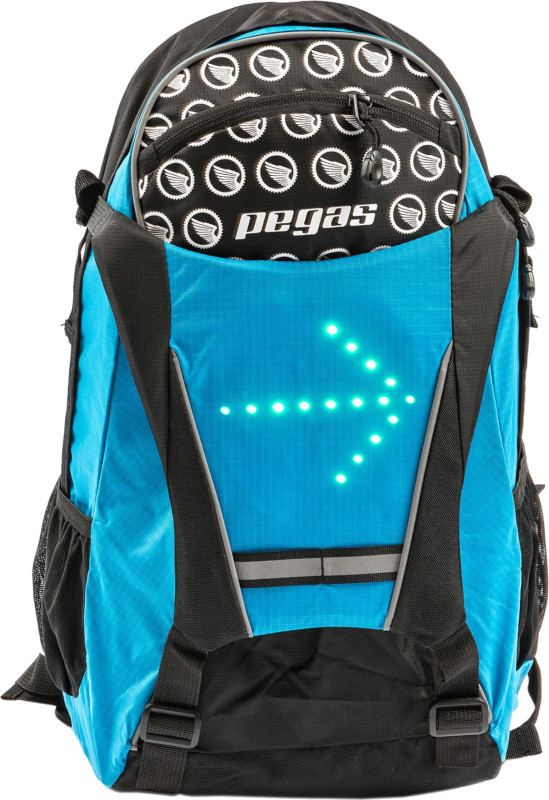 Pegas Rucsac cu semnal luminos Blue-Black