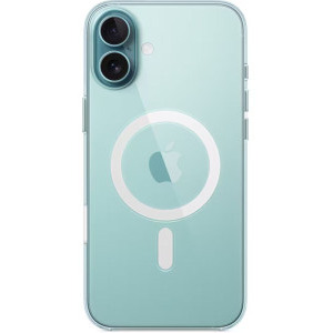 Apple Protectie pentru spate, material PC, cu MagSafe pentru iPhone 16 Plus, culoarea Transparent