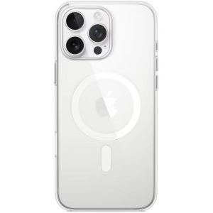 Apple Protectie pentru spate, material PC, cu MagSafe pentru iPhone 16 Pro, culoarea Transparent
