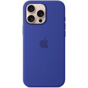 Apple Protectie pentru spate, material silicon, cu MagSafe pentru iPhone 16 Pro, culoare Ultramarine