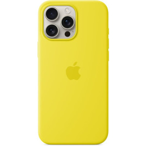 Apple Protectie pentru spate, material silicon, cu MagSafe pentru iPhone 16 Pro, culoare Star Fruit