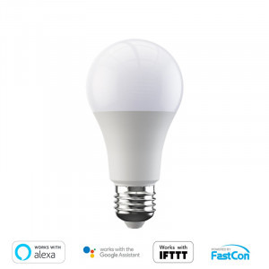 BroadLink LB27, Bec inteligent Wi-Fi, A60, 800 LM, Dimmer, Putere 10W, Control aplicatie