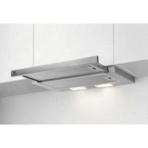 Hota incorporabila Electrolux telescopica LFP326S, Putere de absorbtie 410 m3/h, 1 motor, 60 cm, Inox