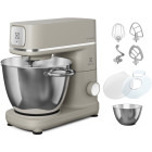 Robot de bucatarie Electrolux Explore 6 E6KM1-4PPT, 1200 W, 10 viteze + Pulse, Boluri inox 4 L + 6 L, Iluminare LED pentru bol, Capac pentru dospire, Platinum Pearl, 6 L / 4L