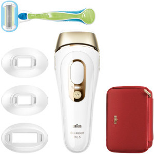 Epilator Braun IPL Silk-expert PRO 5 PL5382 + Aparat de ras Venus