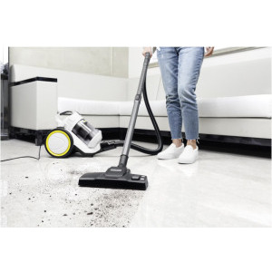Karcher VC 3, fara sac, 700W, 0.9L, Alb/Negru