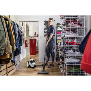 Karcher VC 3, fara sac, 700W, 0.9L, Alb/Negru
